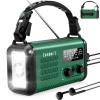 Emergency Weather Radio (Condor 1) NOAA/AM/FM with 74000mWh Portable Radio, USB-C/Solar/Hand Crank Charging, SOS Alarm, Flashlight, Reading Lamp & Survival Handle Kit for Indoor/Outdoor Emergency view 1