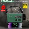 Emergency Weather Radio (Condor 1) NOAA/AM/FM with 74000mWh Portable Radio, USB-C/Solar/Hand Crank Charging, SOS Alarm, Flashlight, Reading Lamp & Survival Handle Kit for Indoor/Outdoor Emergency view 2