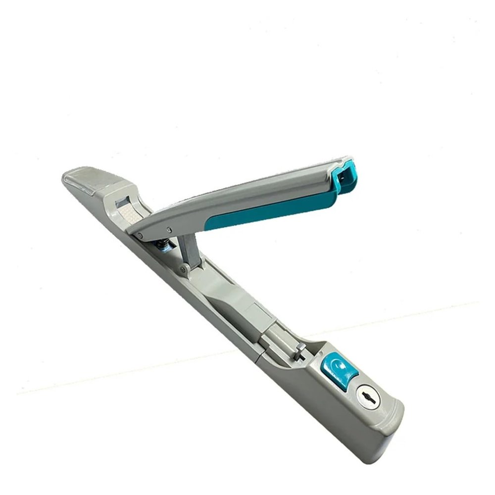 QXCIVR MS867 Connecting Rod Cabinet Lock Network Base Station Linkage Lock Handle Anti-Rust Layer for GGD AE(White)