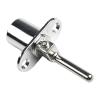 QXCIVR Door Lock Security Lock 16/19mm Cabinet Casement Cupboard Desk File Hardware Showcases Sliding Door with 2 Keys(Black 19mm) view 3