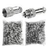 100Sets Aviation Connector,GX12 12mm 2/3/4/5/6/7 Pin Aviation Connector Docking Femal & Male M12 Circular Plug with Cover (5P) view 1