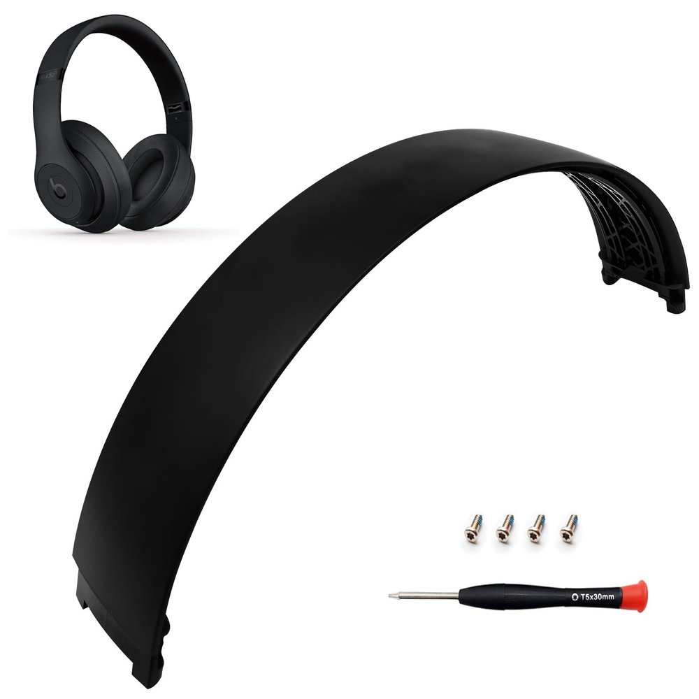 HQB-STAR Studio 3 Wireless Top Headband Replacement Parts Accessories Studio 3 A1914 Headband Repair Kit Compatible with Studio 2.0 / Studio 3.0 Wireless (Studio 3.0 Black)