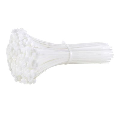 1000/250Pcs Heavy Duty Nylon Self-Locking Cable Ties,3x100mm/3x150mm/4x200mm Multi-Size Black Zip Ties for Industrial/Household/Outdoor Wiring, UV Resistant & Weatherproof Fasteners (8x350mm,1 Pack)