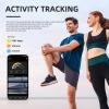 Govllfoz Smart Ring Pro, Fitness Tracker with Heart Rate, Blood Pressure, Stress, Sleep Tracking, Step Tracking, 10ATM Waterproof, Smart Ring for iPhone and Android (Silver 2.0, 10) view 2