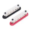 2Pcs M8 300A 1248V Power Distribution Block Brass Stainless Steel Bus Bar Terminal Block for Car Boat Marine view 3