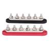 2Pcs M8 300A 1248V Power Distribution Block Brass Stainless Steel Bus Bar Terminal Block for Car Boat Marine view 4
