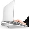 ARTIBETTER 1pc Laptop Stand Ergonomic Cooling Rack for Notebook Portable Computer Holder Points Silver for Desk Use and Improved Visual Angle view 4