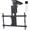 CLAIKS Electric Ceiling TV Mount  Electric Motorized Flip-Down Bracket with Remote Control, 32 to 70-Inch Flat & Curved Screens, Max VESA 600x400mm, Compatible with Flat and Pitched Roofs, Black view 1
