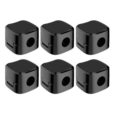6pcs Cable Cord Organizer - Desktop Cord Organizer, Cable Organizer | Cable Charger Organizer | Magnetic Desk Cable Management Organizer, 6X Wire Holder Organizer for Home Workplace Desk 5x5x5cm