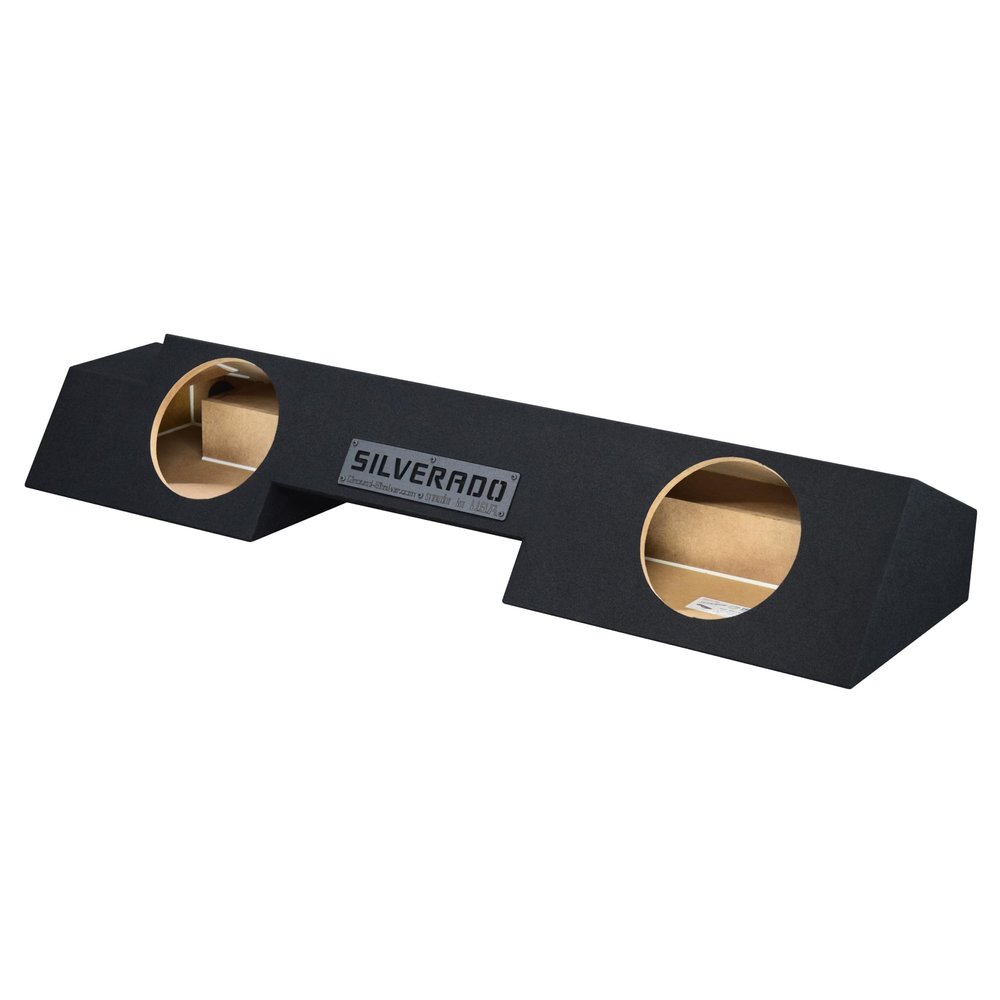 1989-1998 Chevy Silverado Extended Cab Sub Box Dual Subwoofer Box Enclosure (10")