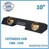 1989-1998 Chevy Silverado Extended Cab Sub Box Dual Subwoofer Box Enclosure (10") view 2