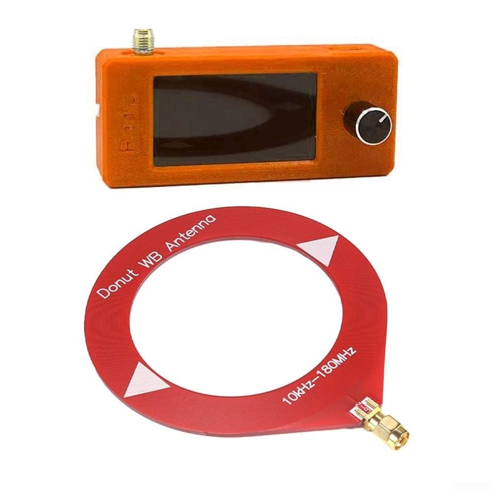 SI4732 IPS Screen Full-Band Radio Receiver, Built-in Digital Communication Decoder Support FT4 FT8 LSB SW, 1.9" IPS High-Definition Color Screen with Donut Antenna(B)