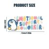 20pcs Emotional Support Coworker Stickers, 2.95x1.18in Cute Penguin Rainbow Stickers Funny Waterproof Emotional Support Decals Coworker Gift for Water Bottle Laptop Guitar Phone Case view 2