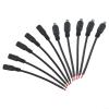 5 Pairs DC Power Cord,5.5x2.1mm Male Female Connector Cable 12V LED CCTV Camera Security Power Pigtail Wire,15Cm Black Red view 1
