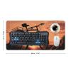 Gaming Mouse Pad Desk Mat Large Size Mouse Pad Road Bicycle LED Mouse Pad Non-Slip Base Waterproof Desktop Writing Pad for Office and Home view 2