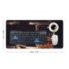 Gaming Mouse Pad Desk Mat Large Size Mouse Pad Whisky and Cigar LED Mouse Pad Non-Slip Base Waterproof Desktop Writing Pad for Office and Home view 2