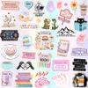 106 PCS Stickers for Kindle Bookish Romantasy, Book Holographic Sticker Pack Reading Booktok Glitter Vinyl Decals for Laptop Ebook Readers Water Bottles Skin Scrapbook Waterproof (106) view 4