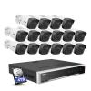 ANNKE 5MP Security Camera System, 16 Ports Expandable 32CH 12MP H.265+ NVR Recorder, 16X 3K Built-in Mic Wired IP Bullet Cams, IP67, AI Motion & 1CH Face Detection, Compatible with Alexa, 4TB HDD view 1