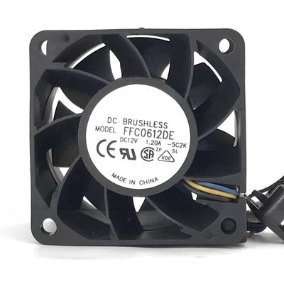 for 1.20A 12V FFC0612DE 6038 6CM high-Speed Large Wind Turbine Cooling Fan