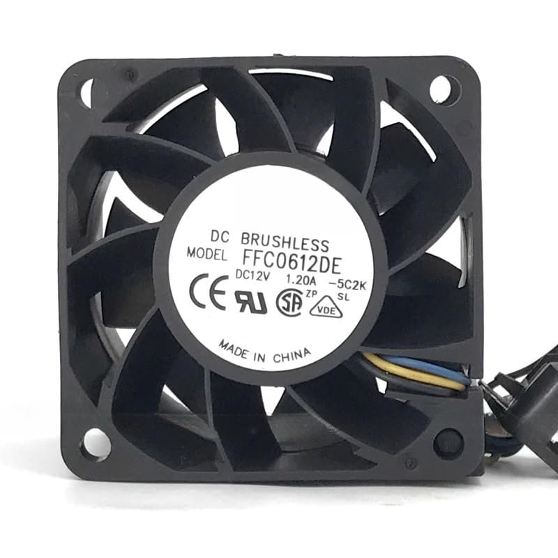for 1.20A 12V FFC0612DE 6038 6CM high-Speed Large Wind Turbine Cooling Fan