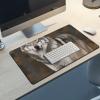 Gaming Mouse Pad Desk Mat Large Size Mouse Pad Wild Wild Gray Wolf LED Mouse Pad Non-Slip Base Waterproof Desktop Writing Pad for Office and Home view 4