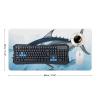 Gaming Mouse Pad Desk Mat Large Size Mouse Pad Bluefin Tuna Thunnus LED Mouse Pad Non-Slip Base Waterproof Desktop Writing Pad for Office and Home view 2