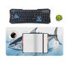 Gaming Mouse Pad Desk Mat Large Size Mouse Pad Bluefin Tuna Thunnus LED Mouse Pad Non-Slip Base Waterproof Desktop Writing Pad for Office and Home view 4
