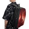 Beautiful Angel Woman with Red Wings 17 Inch Backpack Travel Laptop Backpack Business Computer Backpack with Adjustable Straps view 4