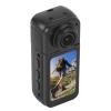 2.7K Action Camera Compact Cycling Recorder 12MP Camera Rotating Lens Camcorder Magnetic Neck Strap 60min Runtime (Black) view 1