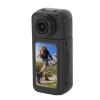 2.7K Action Camera Compact Cycling Recorder 12MP Camera Rotating Lens Camcorder Magnetic Neck Strap 60min Runtime (Black) view 4