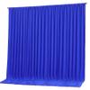 10x10ft Royal Blue Backdrop Curtain Panels for Parties - Wrinkle Free Polyester Photo Curtain Backdrop Wedding Back Drop Fabric Drapes for Party Decorations Background for Photography view 1