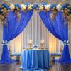 10x10ft Royal Blue Backdrop Curtain Panels for Parties - Wrinkle Free Polyester Photo Curtain Backdrop Wedding Back Drop Fabric Drapes for Party Decorations Background for Photography view 3
