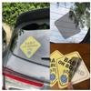 3pcs - Baby in Car Sticker Decal Sign for Car Safety Waving Sticker (Girls2+Square1) view 4