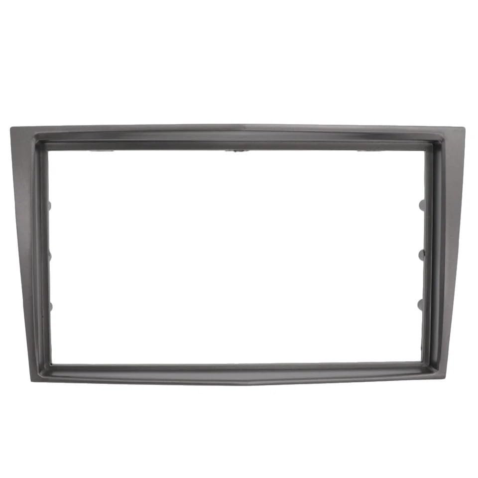 RPHXME Car Radio Fascia Double 2 Din Compatible with Corsa (C) Agila Astra (G) Combo (C) Vivaro Vectra (C) Tigra Omega (B) Dash Kit Frame(Silver)