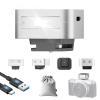 ZF04 Aluminum Mini Camera Flash Speedlite On Camera, 372 Full-Power Flashes 2.5S Recycle Mini Manual Flash for Canon/Sony zv1/Sony zve10 /Ricoh gr3/Nikon/Fuji f1 (Silver) view 1