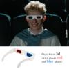 YUEBOSUL 5 Pairs 3D Paper Glasses, Red Blue 3D Glasses, 3D Viewing Glasses Anaglyph 3D Glasses for Movies, TV view 4