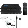 D3LX0Z1 4K HDMI 4X1 Seamless Quad Multi-viewer Switcher 4 in 1 Out HDMI Quad Multi-Viewer Switch with IR Control(with EU Plug Power) view 2