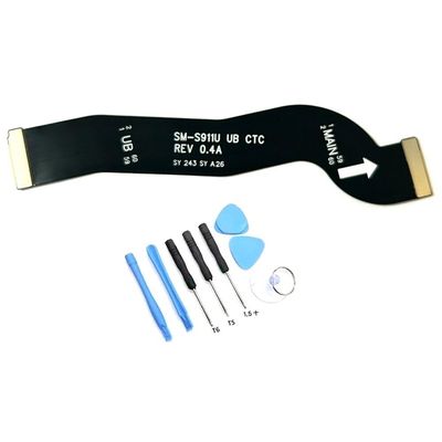 Mainboard Display Screen LCD Connector Flex Cable Ribbon Replacement for Samsung Galaxy S23 5G S911U S911 UB Main Flex Cable,with Tool Kit