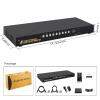 L6AS0F7 8port USB3.0 HDMI KVM Switch, Support 4K 60Hz, with Stereo Audio &Microphone, Support Hot Plug&Plaly, Support EDID and HDCP. view 3