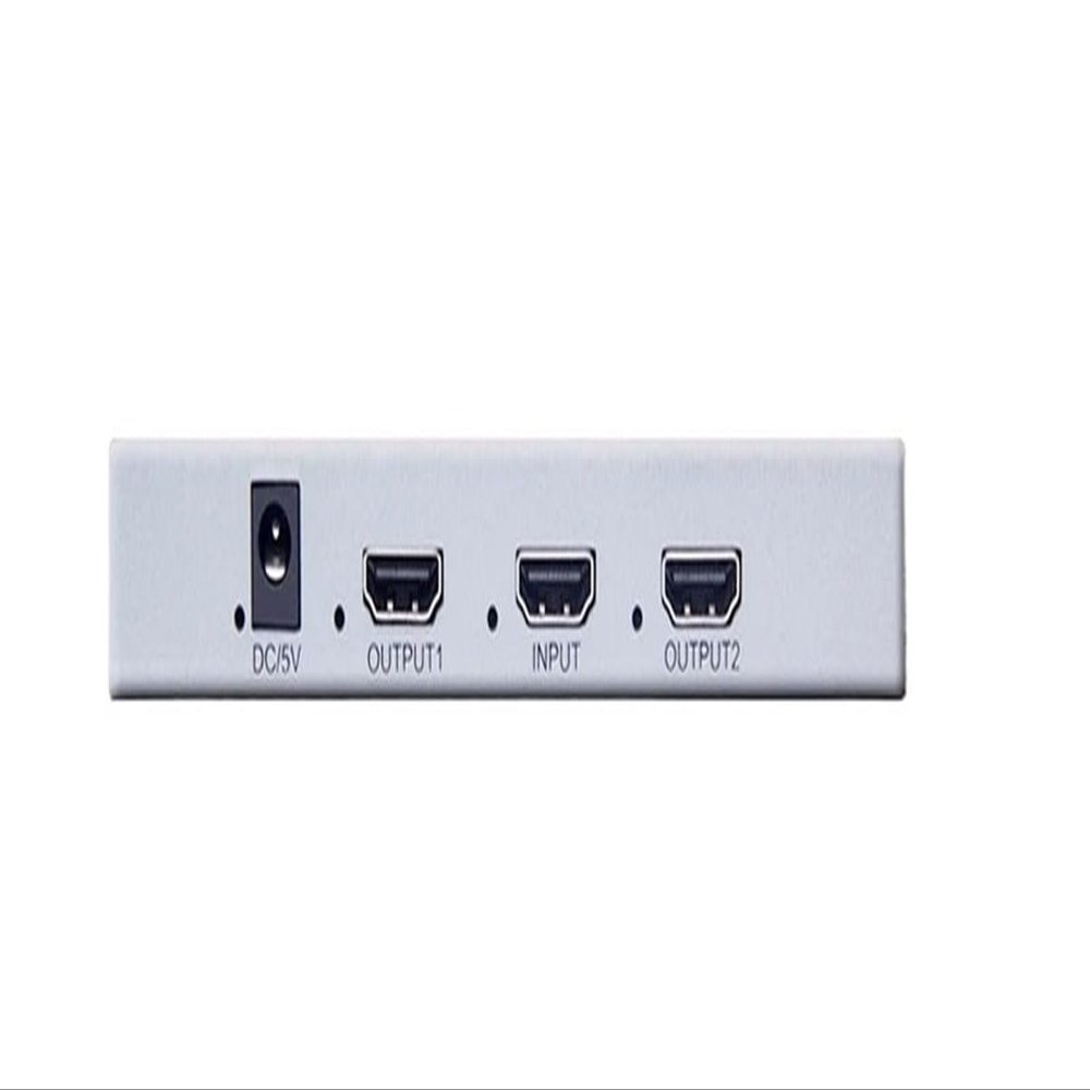 4K HDMI Splitter 1x2 HDMI Video Splitter 1 in 2 Out HDMI Distributor Amplifier Switch Dual Display for PS4 Ap*ple HDTV Xbox PS5