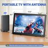 Erasiny 14 inch Portable TV with Upgraded Antenna ATSC Tuner, LCD Monitor 1080P, HDMI/USB/AV in, Small Portable TV for Camping, Car, RV, Home, Remote Control view 3