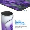 Purple Lavender Mousepad with Anti-fray Stitching, Comfortable Gaming Mousepad with Non-Slip Rubber Base, Waterproof Computer Mousemat Washable Mousepads for Laptop 8.3 x 10.3 in view 4