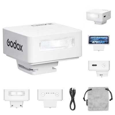 Godox iM20 Mini Flash for Sony zve10 Sony zv1 Ricoh gr3 470mAh 440 Full-Power Flash 5 Levels Mini Flash Speedlite for Canon Nikon Fuji Olympus Camera