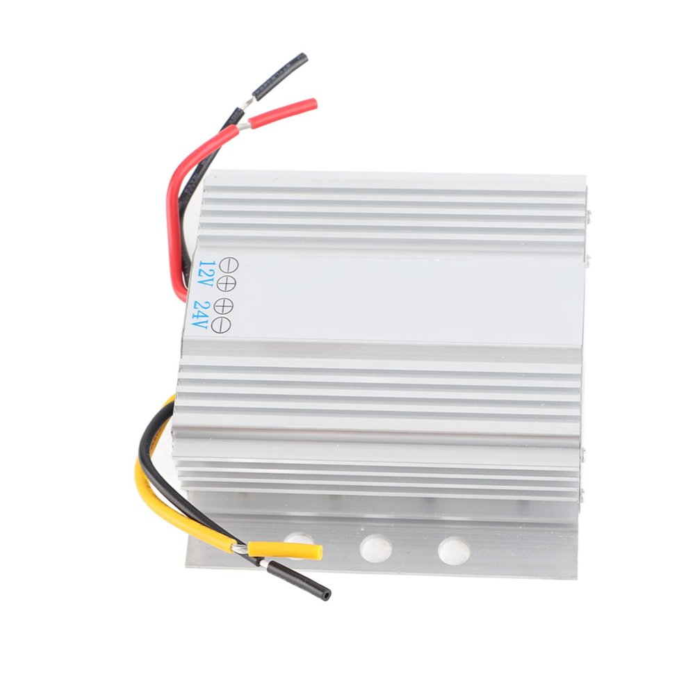 12V to 24V Car Power Supply Converter Inverter, 15A Step Up Voltage Transformer, DC DC Converter with Overload, Aluminum Alloy Shell for Quick Heat Dissipation, Stable