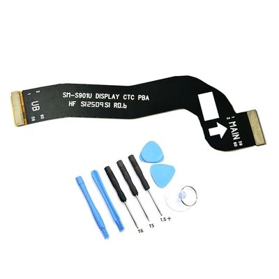Mainboard Display Screen LCD Connector Flex Cable Ribbon Replacement for Samsung Galaxy S22 5G S901U UB Main Flex Cable,with Tool Kit