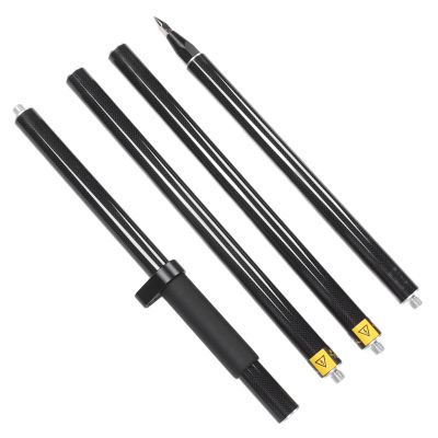 2 Meter 4 Section Survey Pole RTK GPS Carbon Fibre Surveying Prism Pole with Level Bubble 0mm Constant