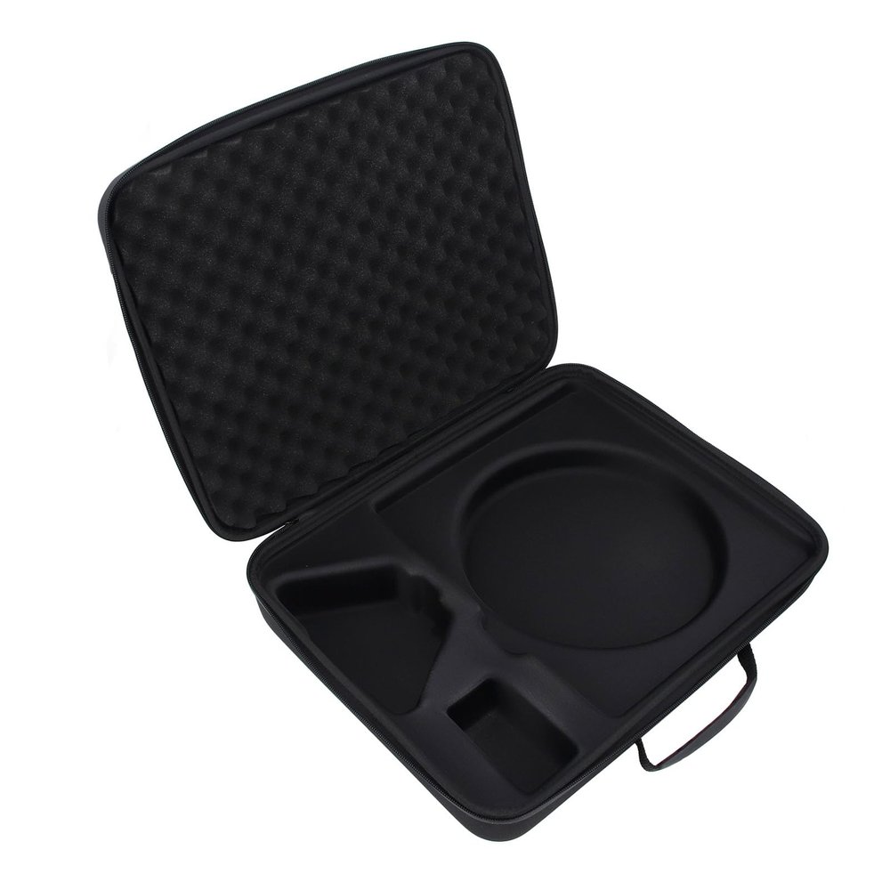 SASKATE Satellite Hard Carry Case, Shockproof Mini Kit EVA Hard Carry Case with Soft Foam Interiors, Portable, Satellite Accessory Storage Bag for Travel and Storage