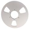 1/4 10 Inch Empty Tape Reel, Aluminum Alloy Material, Wear and, Professional Design for Recording Tape, Repair Tape Recorder Accessory, 3 Holes (Silver) view 4