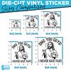 (3Pcs-3") OMG You Guys I Never Said That Jesus Stickers Funny Jesus Christian Waterproof Die-Cut Vinyl Sticker for Laptop Water Bottle Phone Car Decal Gifts for Her Him Friends 3 Inches view 4