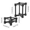 Ejoyous Desktop Speaker Stands, for 5/6/8 inch Speakers, Shock Absorber Removable Portable Speaker Monitor Stands with Adjustable Tilt Angle Antislip and Stable Suction Cups view 2